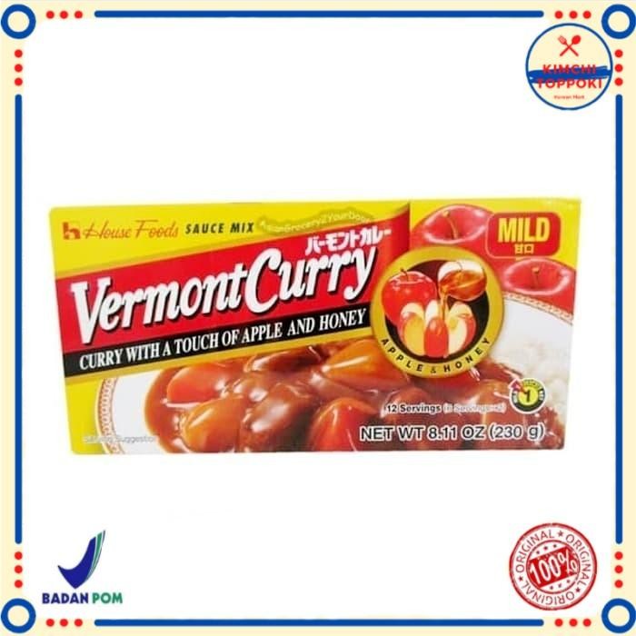 

Stok Baru House Vermont Curry Jumbo Mild 230 GR