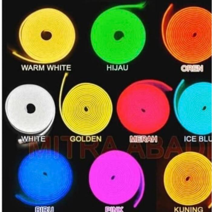 New Lampu led neon flex led strip flexible dc12v waterproof 5m