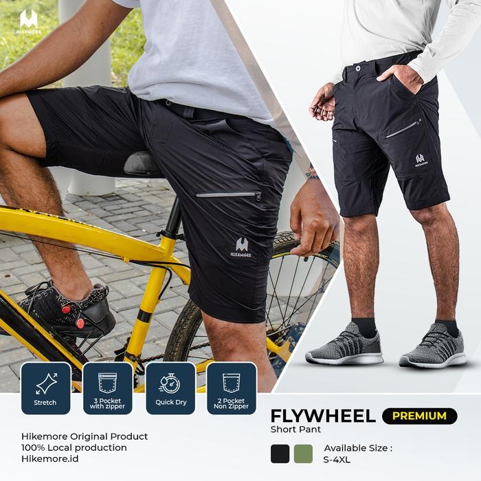 Eiger Sport - Celana Pendek Sepeda Non Padding Flywheel Premium Original