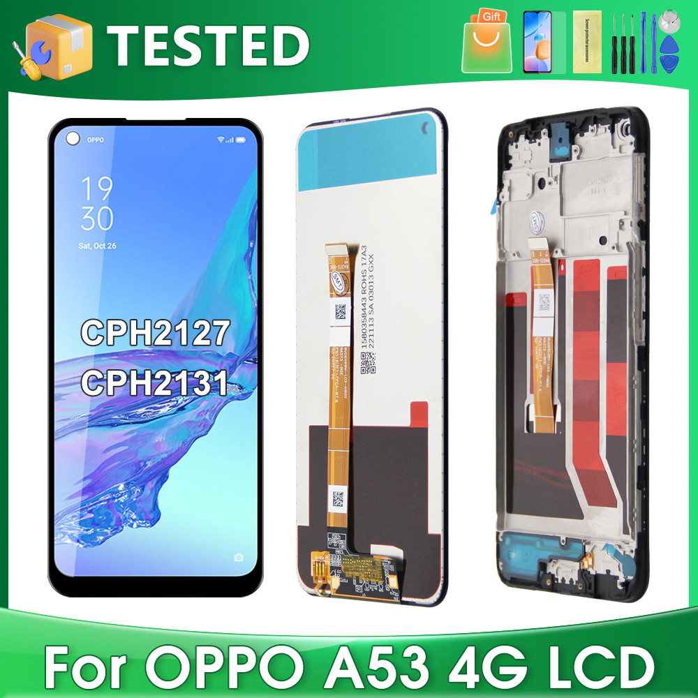 6.5''For OPPO A53S 4G For  OPPO A53 4G CPH2139 CPH2135 CPH2127 LCD Display Touch Screen Digitizer As