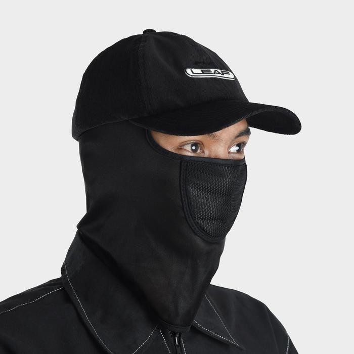 Pilihan- Leaf Rubber Black Dad Cap