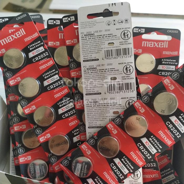 New batre baterai battery maxell cr2032 2032