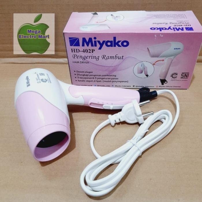 Hairdryer Miyako Hd402P Hairdryer Travel Hair Dryer