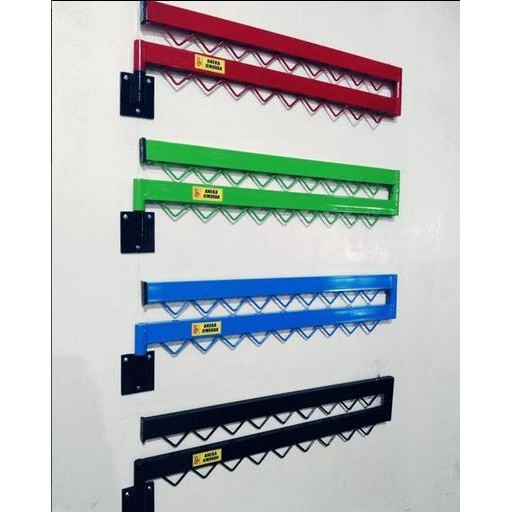 Pilihan- Jemuran Tempel Dinding Hanger Single Holo Besi Minimalis