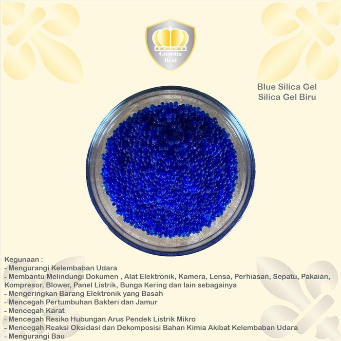 Blue Silica Gel 1 Kg/ Silika Gel Biru 1 Kg/ Refill Silica Gel 1 Kg/ Silica Gel Import/ Silica Gel