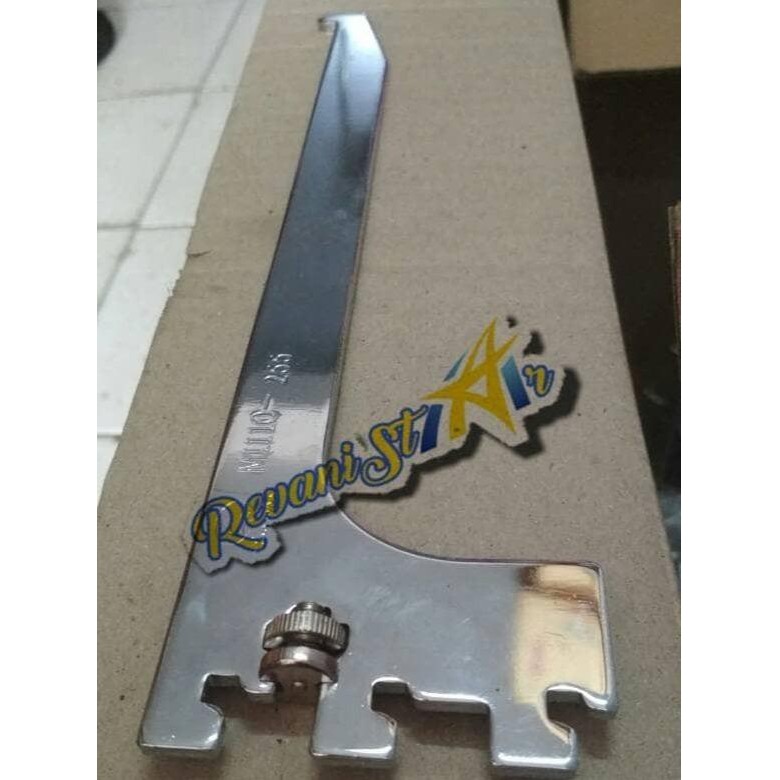 30cm Siku rak kaca daun bracket braket penyangga rak kaca stainless