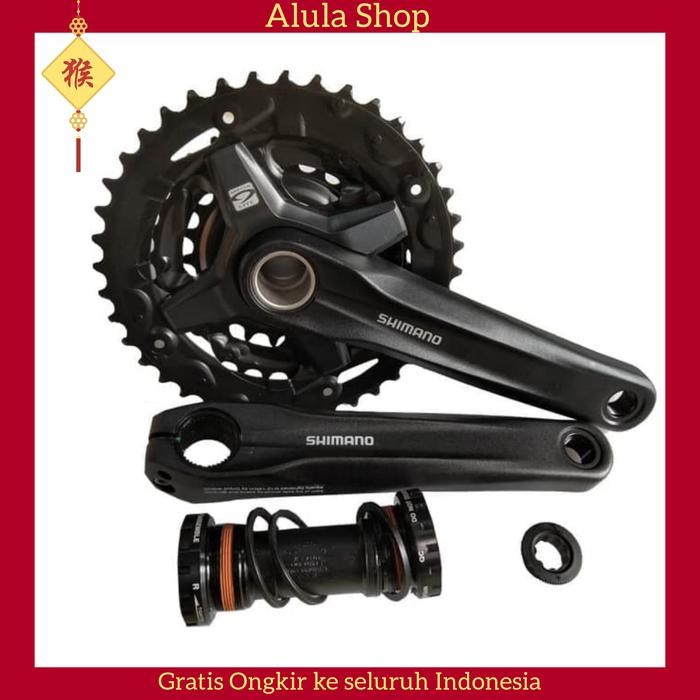 Ready crank shiamano altus hollowtech 2 mt210 44t - crank shimano altus ht2