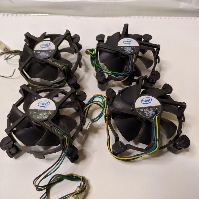 FAN DC BEKAS PROSESOR PENDINGIN FAN DC INTEL 12V 9CM