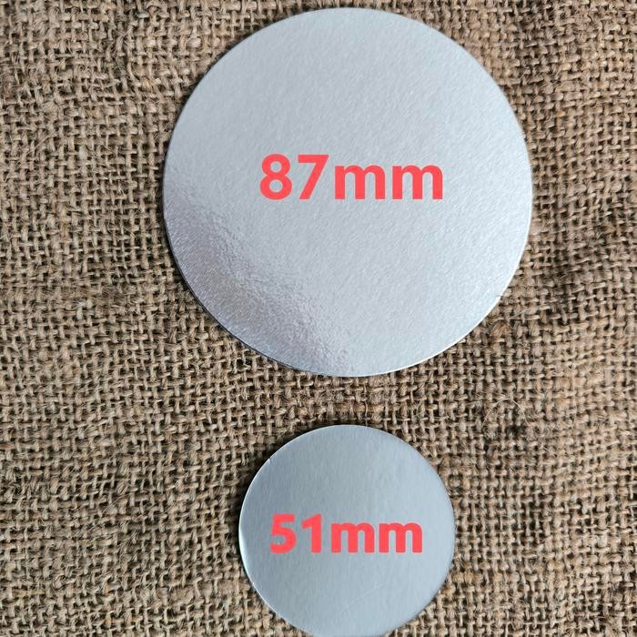 segel seal aluminium toples PET 51mm