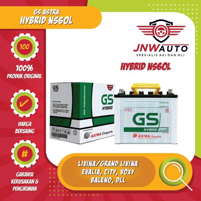 Gs Astra Hybrid Ns60L - Aki Mobil Livina, Grand Livina, Evalia, City