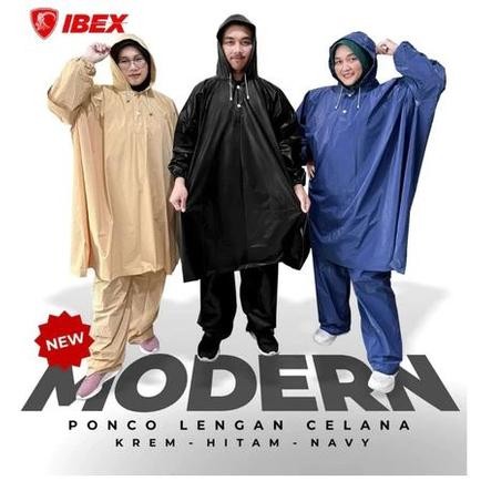 Jas Hujan Ponco Ibex Modern /Mantel Setelan IBEX Pvc