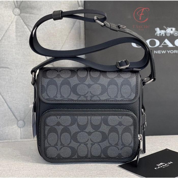 Murah Tas Pria Coach 9870 Crossbody Bag Shoulder Bag Sullivan In Signature Terlariss 