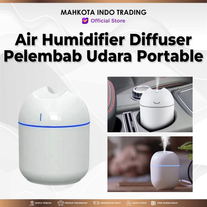 ORI Air Humidifier Diffuser LED Pelembab Udara Portable Charge USB Modern