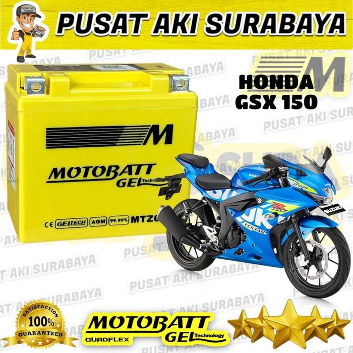 BERGARANSI MOTOBATT MTZ6S ORIGINAL ACCU KERING MF MOTOR GSX VARIO 125