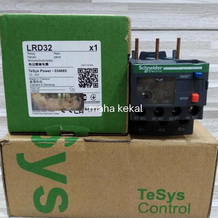 Banyak Dicari Overload Kontaktor Schneider Lrd 32 23-32A/Thermal Overload Kontaktor Schneider Lrd32