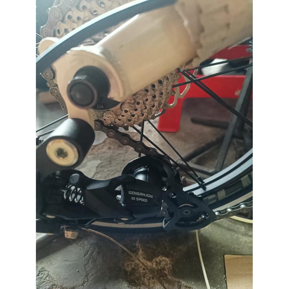 Sepeda Lipat 16 Inch Merk Element Troy Seri Pocari Sweet Warna Biru Speed 10S