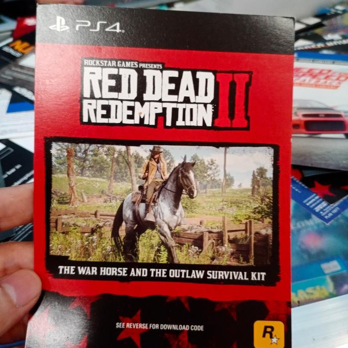 PS4 DLC Code Red Dead Redemption 2 Online II konten tambahan game rdr