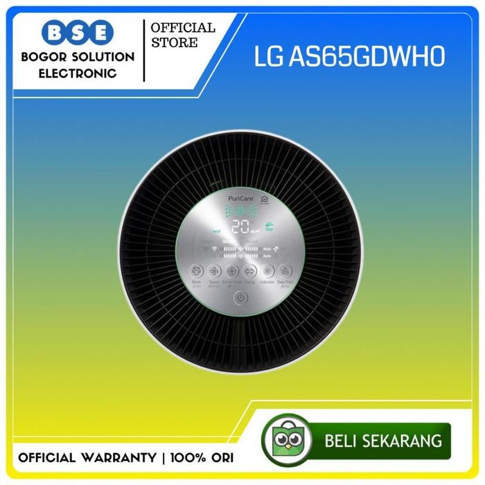 LG Air Purifier AS65GDWH0 61,2M LG PuriCare 360 Air Purifier [ORI]