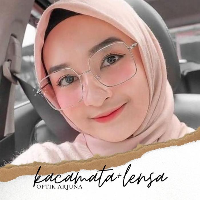 Promo Kacamata Minus Wanita Kacamata Wanita Model Kotak Fashion Terbaru