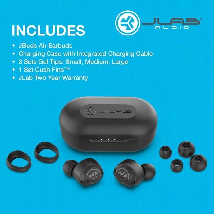 27r7- Maxi Tws Jlab Jbuds Air True Wireless Signature Bluetooth Earbuds Sport