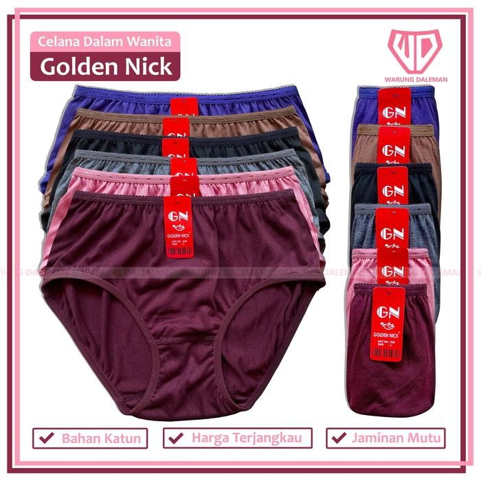 yrka- Cd Golden Nick / Celana Dalam Bahan Katun / Cd Katun Wanita / Cd Wanita Katun / Lembut