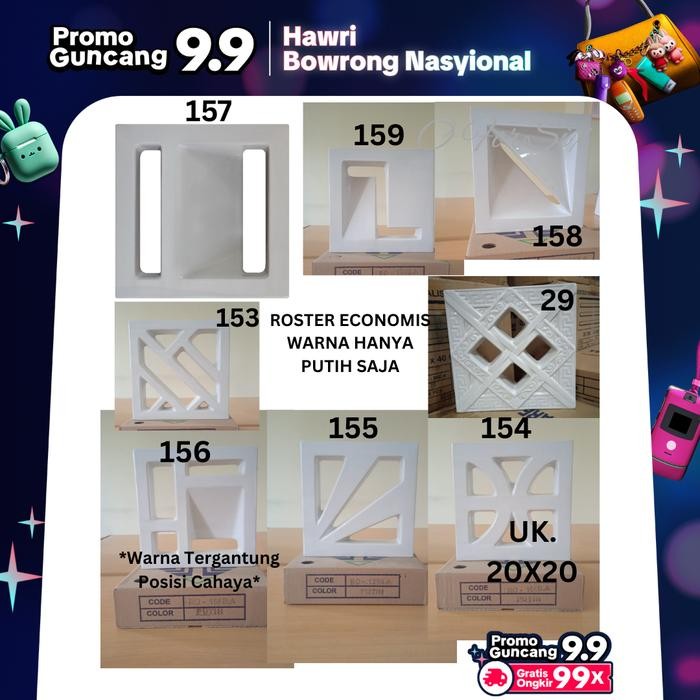 Terlaris ROSTER KERAMIK TRISENSA CERAMIK MINIMALIS HANYA WARNA PUTIH SALE