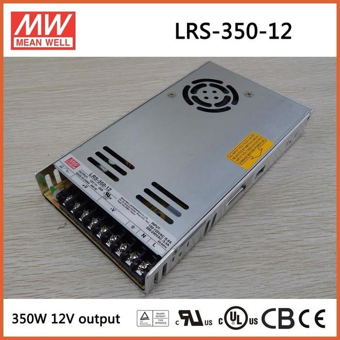 Meanwell Led Driver& Ballast350W Lrs-350-12 Lrs-350-24 12V Dan24V Ip20