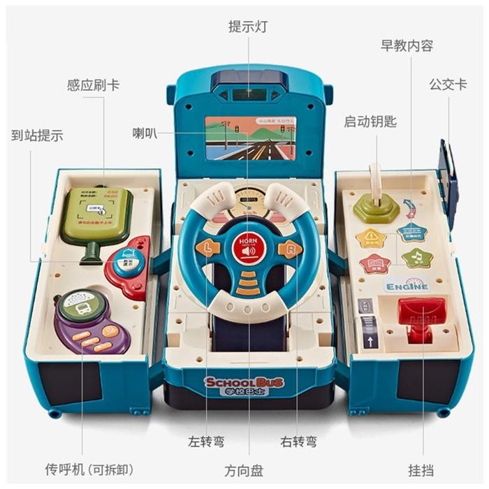 STOK TERBATAS  NEW MAINAN ANAK TRANSFORMER BUS SETIR PARKING LOT SIMULATOR MOBIL TERJANGKAU