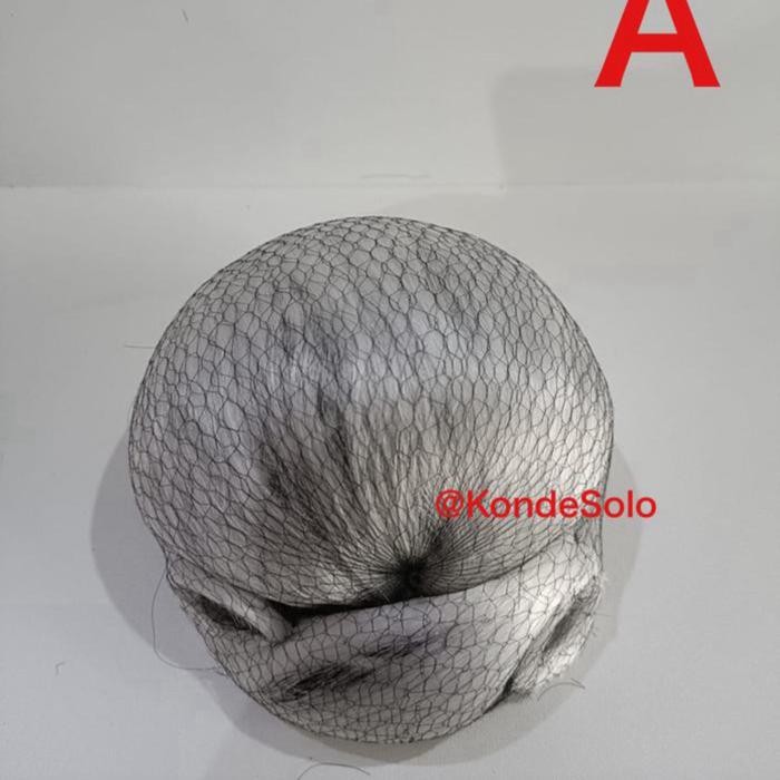 ASLI Sanggul Modern Uban Putih READY STOCK