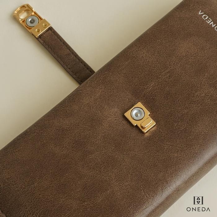 Oneda Ocie Dompet Lipatt Panjang Wanita #W022 Kulit Kartu