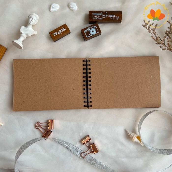 scrapbook vintage Size M buku notebook album foto story book kado unik anniversary ulangtahun