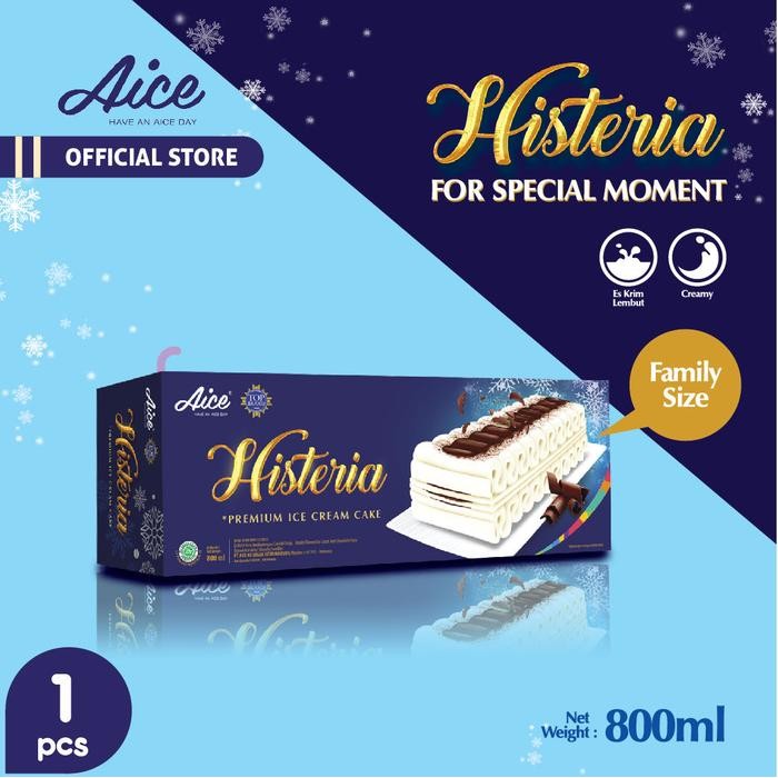 TerEnakPolll- Aice Ice Cream Histeria Special Moment 800Ml Isi 1Pcs Es Krim