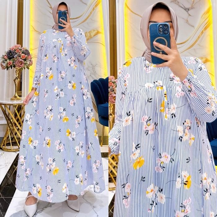 k4un- Mikayla Dress Jumbo Busui Gamis