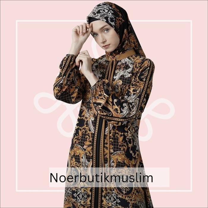 k4un- Hikmat Fashion Original A8847-05 Abaya Hikmat Noerbutikmuslim