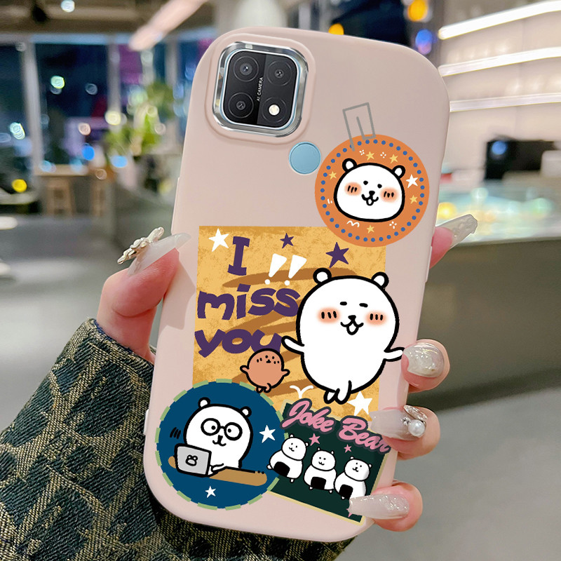 Casing Hp Untuk OPPO A15 A15s A35 4G Case Motif Stiker kartun Shell Ponsel baru Kesing Anti Drop Kas