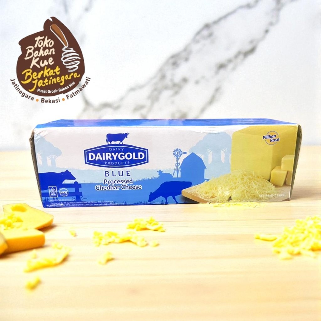 DAIRY GOLD BLUE CHEDDAR 1.9KG / KEJU CHEDDAR DAIRY GOLD /PCS
