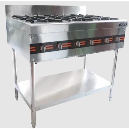 ORIGINAL STNG GAS BURNER (COOKING STOVE 6 BURNER) YSN-ST6 CROWN HORECA READY STOCK