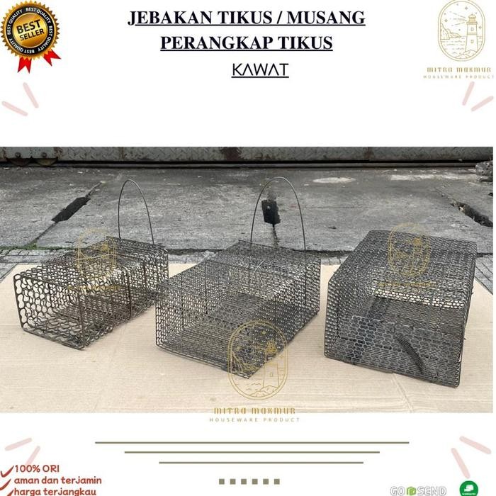 AMPUH [TERMURAH] PERANGKAP TIKUS BESI / JEBAKAN TIKUS / PERANGKAP MUSANG