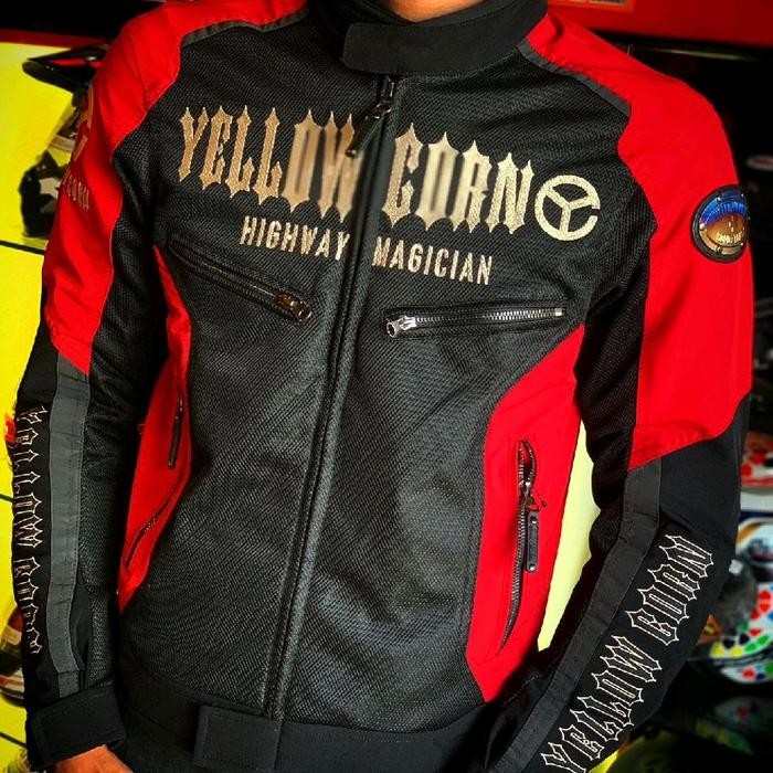 Jaket Yellowcorn Seed Sj 4105 Sj4105 Red Include Protector Dan Inner Best Seller