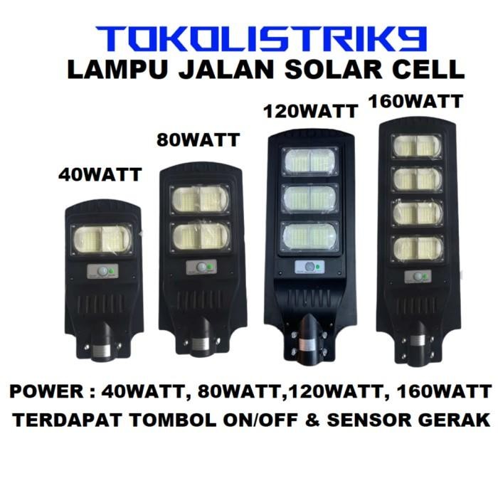 Terlaris Lampu Jalan Solar Cell 120watt / Lampu Jalan Panel Surya 120watt SALE