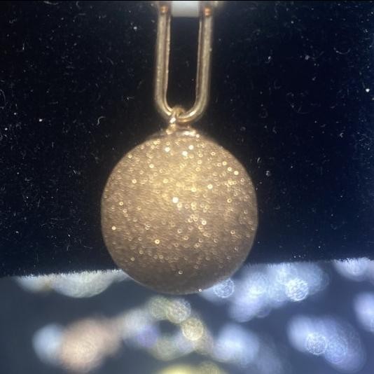 Liontin Emas RoseGold 750 Bola Co