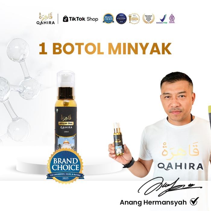 1 BOTOL MINYAK QAHIRA BAJAKAH INDONESIA