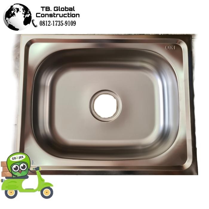 Bak Cuci Piring 1 Lubang / Kitchen Sink 1 Lubang OKI