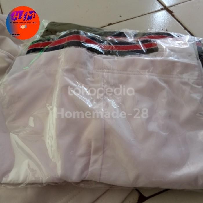 Celana Tenis Putih Polos/ Celana Tes Tni-Polri/Celana Putih Polos #Gratisongkir