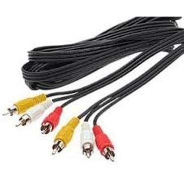 tvj7- Kabel Rca Av 3 Warna Merah Putih Kuning Tv Ps3 Ps4 Dvd Lcd Cable Audio