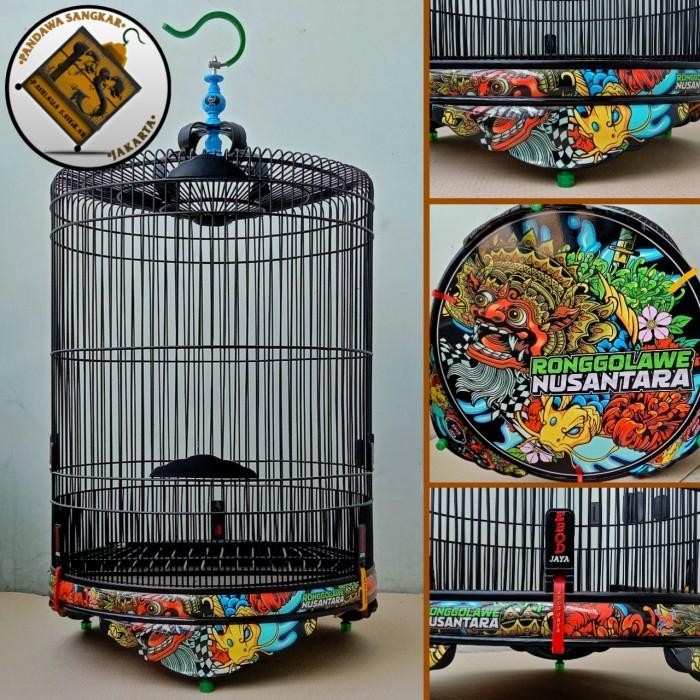TERLARIS SANGKAR/KANDANG MURAI EBOD JAYAxSAZIME PVC DECAL BARONG KOI READY STOCK