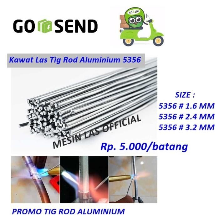 Kawat Las Aluminium 1.6 MM AWS 5356