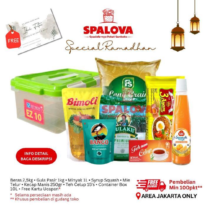 Paket Sembako Special Container Box Beras 2,5Kg