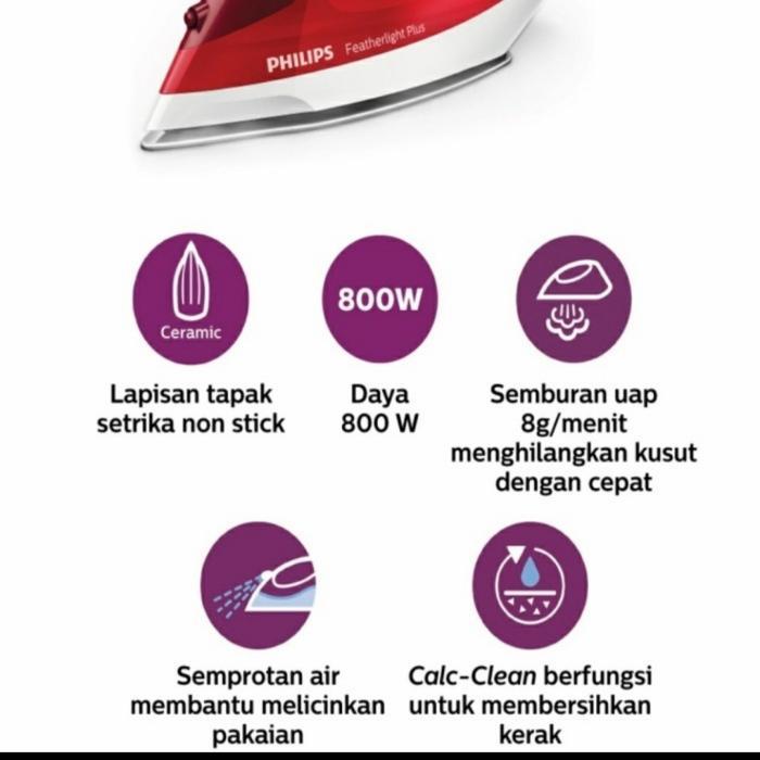 Setrika Philips GC1424/45 / Steam Iron Philips GC1424 Philips GC 1424