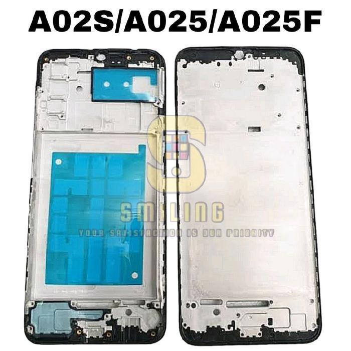 NEW FRAME TULANG TENGAH DUDUKAN LCD S4M.SU.NG G4.L4.XY A02S A025 A025F NEW ORI
